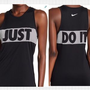 NWOT NIKE Training Tank Top Shirt Dri-Fit Black